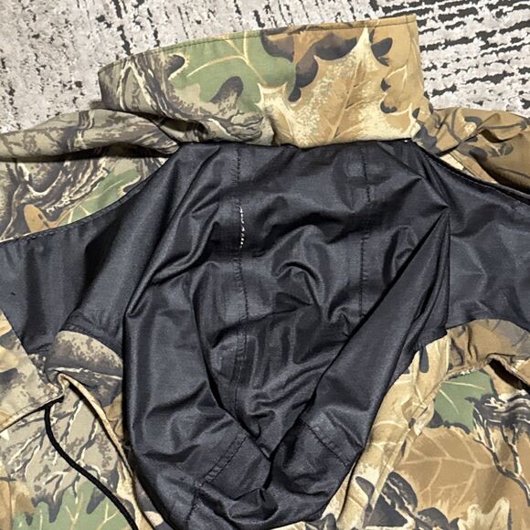 10X Gore Tex Rainwear Coat Jacket Large Mens Vintage Advantage Camo Saddle Cloth - Picture 12 of 14